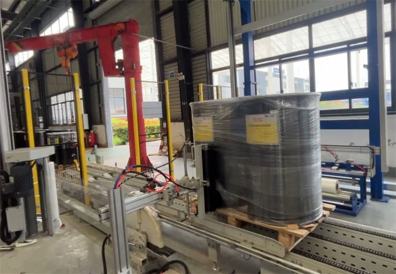 搖臂腹頂+捆扎機(jī)-寶科新材料